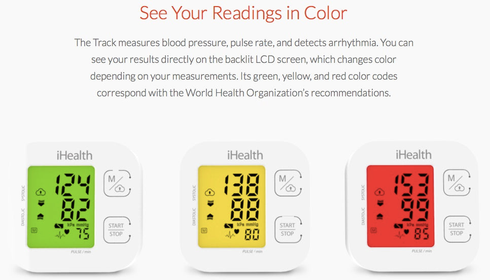 TRACK Connected Blood Pressure Monitor